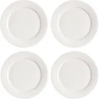 Scandi Living Kalk-leipälautanen 21 cm 4-pack valkoinen