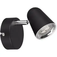 Reality Toulouse LED spottivalaisin 15cm 3,5W 3000K mattamusta