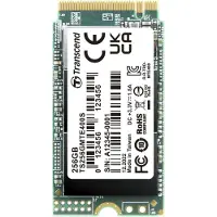 Transcend 256 GB 400S M.2 SSD 2242, PCIE 3X4, 3D TLC, DRAM-LESS (TS256GMTE400S)