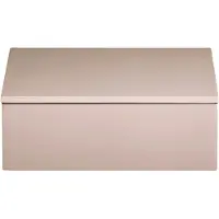 Mojoo Lux lakkattu säilytyslaatikko 19x19x7 cm Powder rose