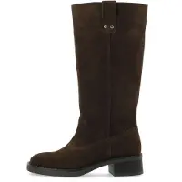 Bianco Biamary Knee High Pull On Boot Suede - Brown - 40
