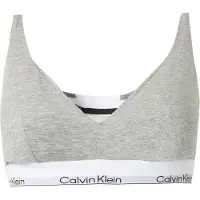 Calvin Klein Underwear Rintaliivi vaaleanharmaa / musta / valkoinen
