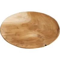 Muubs tiikki lautanen 37 cm Luonnonvärinen