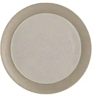 Scandi Living Fossil leipälautanen Ø 21 cm Beige