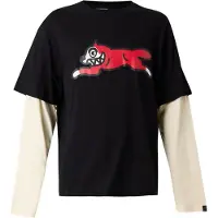 Ice Cream Paita 'RUNNING DOG' punainen / musta / valkoinen
