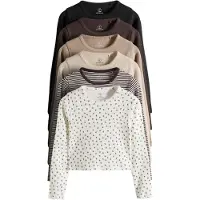 The Set Paita beige / meleerattu beige / musta / valkoinen