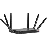 Edimax 5G-8649AX, Wi-Fi 5 (802.11ac), Kaksitaajuus (2,4 GHz/5 GHz), Ethernet LAN, 5G, Musta, Reititin, seinään tai räkkiin