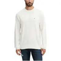 Calvin Klein Jeans Eu Ls Cotton Relaxed Crewnk Swea - Cream - M