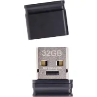 Intenso 32 GB Micro Line Black USB Flash Drive, 16.5 MB/s read, 6.5 MB/s write, bootable U2 (3500480)