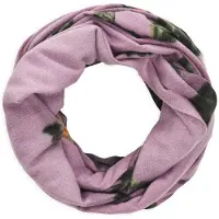 Codello Silmukkahuivi vihreä / malva / tummanvioletti / musta