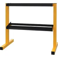 Aosom Sportnow käsipainoteline 92,5x50,5x80,5cm, keltainen/musta