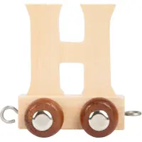 Small Foot - Wooden Letter Train - H - 12 pieces