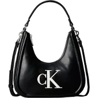 Calvin Klein Bold Ck Small Crescent Bag - Black - ONE SIZE