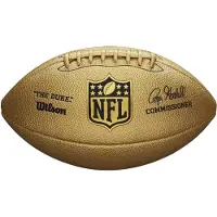 Wilson NFL Duke Metallic Edition - Kulta