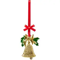 Holmen - Royal joulukoriste joulukello 9 cm kulta