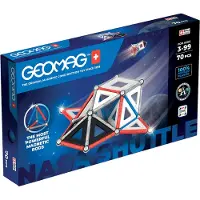 Geomag Magneettisetti - Kierrätetty - Nasa-sukkulat - 70 Osaa - - OneSize - Magneettiset lelut