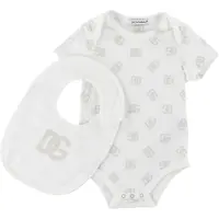 Dolce&Gabbana Lahjapaketti - Kuolalappu/Body l/h - Logo Beige - - 6-9 kuukautta - Bodyt L/H