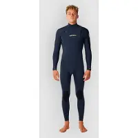 Rip Curl Dawn Patrol Pro 4/3 Mm Pitkähihainen Neopreenipuku Jossa Rintavetoketju