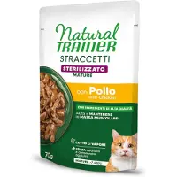 NATURAL TRAINER 28x70g Straccetti Mature Sterilised suikaleet kastikkeessa kana