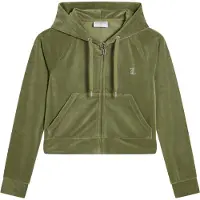 Juicy Couture Collegetakki 'MADISON' oliivi / läpinäkyvä