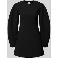 ROTATE Suiting Flared Mini Dress - Black - 38