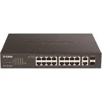 D-Link DGS-1100-18PV2, Hallittu, L2, Gigabit Ethernet (10/100/1000), Power over Ethernet -tuki, Telineasennus, 1U