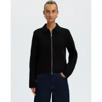 Selected Slwmika Ls Knit Cardigan - Black - L