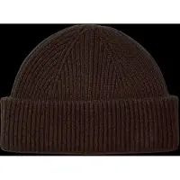 Selected Slmmason Merino Sailor Wool Beanie - Brown - ONE SIZE