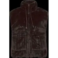 Freequent Fqfony-Waistcoat - Brown - M