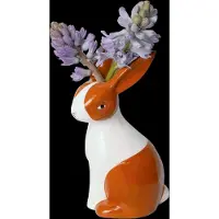 Doiy Vase - Forest - Bunny - Orange - H21.5CM
