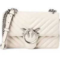 Pinko Love One Crossbody-laukku Nahka 21 cm Valkoinen