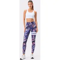 Stronger Explore Printed Leggings - Navy - S