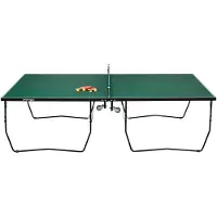 SPORTNOW Pöytätennispöytä Sportnow 274x152,5x76 cm, musta/tummanvihreä