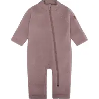 Mikk-Line Wool Baby Suit - Purple - 92