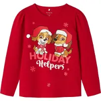Name it Nmfsasa Paw Ls Top Cplg - Red - 98