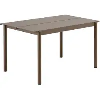Muuto Linear Steel Ruokapöytä 140X75 cm Taupe