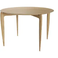 Fritz Hansen Taitettava tarjoilupöytä Ø 60 cm Oiled oak