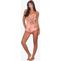 Lipsy Pyjamashortsit beige / vaaleanpunainen / roosa / tumma pinkki