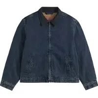 Levi's for man. 007WJ-0000 Castro Full Zip Jacket with Blue Lining (M), Casual, Cotton