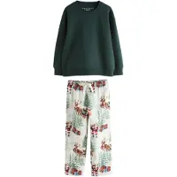 Next Yöpuku vaaleansininen / kuusi / punainen / offwhite