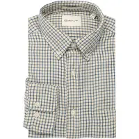 Gant Reg Windblown Flannel Check Shirt - Blue - XL