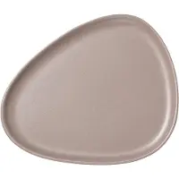 Lind DNA Curve Stoneware lautanen 26x30 cm Warm Grey