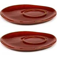 Serax La Mère lautanen espressokupille Ø11 cm 2 kpl Venetian red