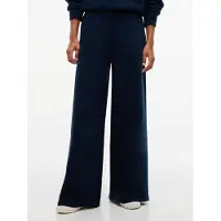 Tommy Hilfiger Tjw Wide Leg Script Sweatpants - Navy - L