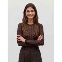 Vero Moda Paita 'VMLova' ruskea / musta