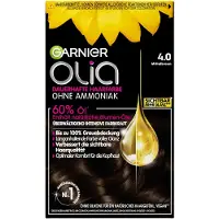 Garnier Olia kestoväri 4.0 keskiruskea Hiusväri 1 kpl Nr. 4.0 - Mittelbraun