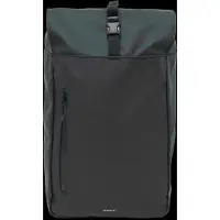 Sandqvist Stream Rolltop Backpack 14" - Black - ONE SIZE