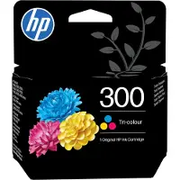 HP 300 -mustekasetti, 4 ml, kolmivärinen