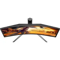 AOC 34" G4 CU34G4ZCA computer monitor 86.4 cm (34") 3440 x 1440 pixels Black Red