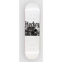 Hockey Skateboards Middle Earth - Nik Stain 8.5" Skeittilaudan dekki valkoinen
